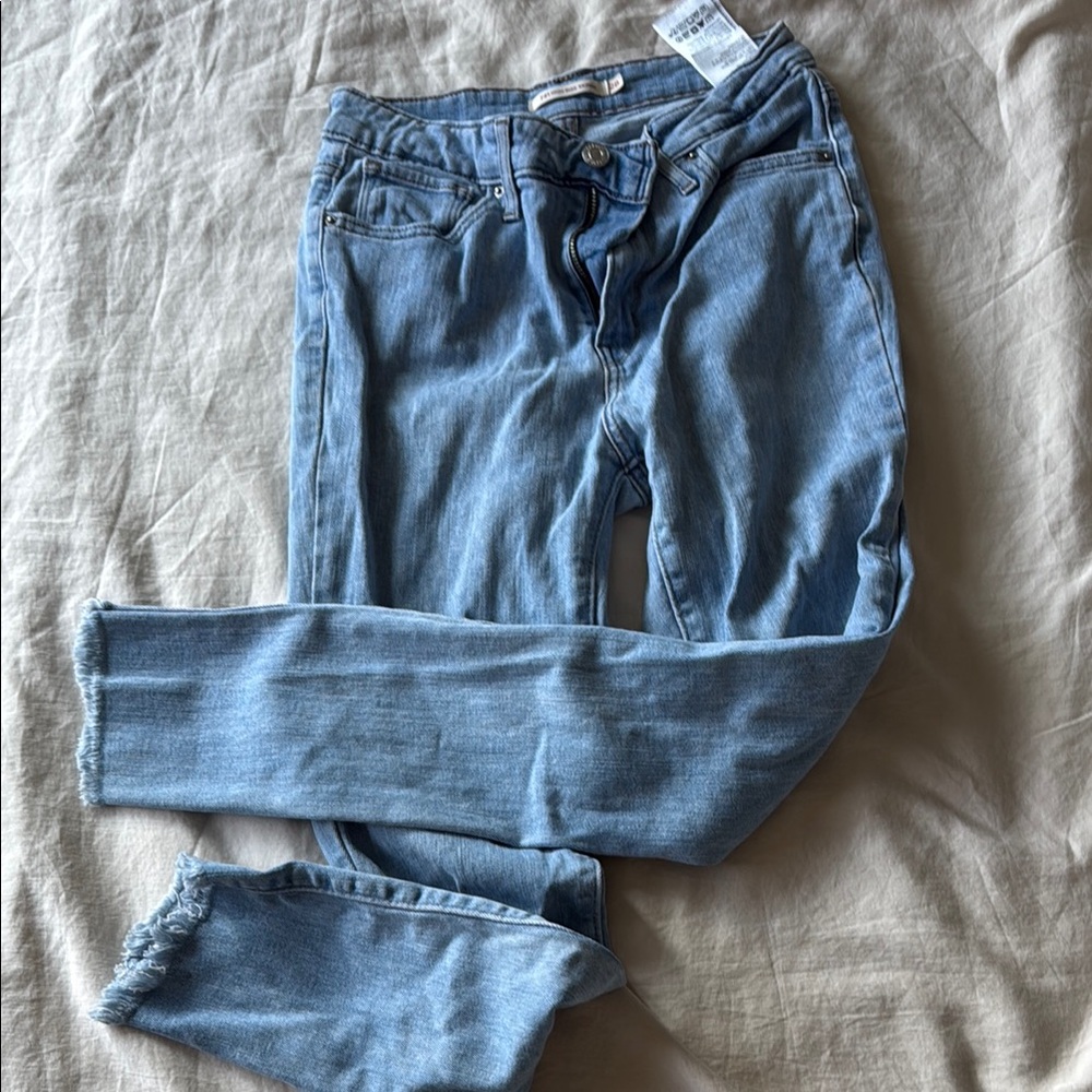 Levi's Blue Skinny Jeans Classic Style 721 skinny